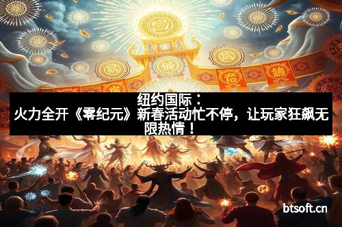 纽约国际：火力全开《零纪元》新春活动忙不停，让玩家狂飙无限热情！